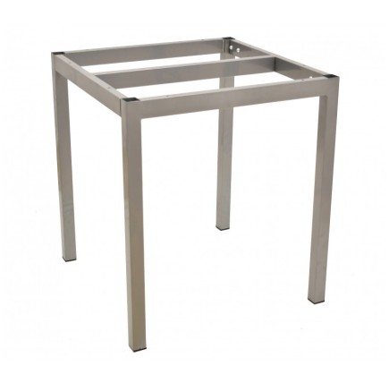 Mesa LIRIO, metal, base de 65 x 65 cms y tapa 70 x 70 cms. Color a elegir, Tableros de 70x70 cms: BILAMINADO VINTAGE HD7348
