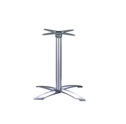 Mesa GATHER, aluminio, abatible, base de 73 cms y tapa 60 cms. Color a elegir, Tableros de 60 cms: WERZALIT SM - EX WORKS 122