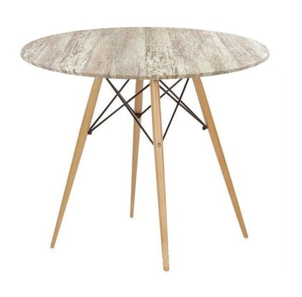 Mesa STAR, madera, base de 71 cms y tapa de 60 cms. Color a elegir, Tableros de 60 cms: WERZALIT SM - MONTPELLIER 214