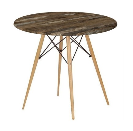 Mesa STAR, madera, base de 71 cms y tapa de 70 cms. Color a elegir, Tableros de 70 cms: WER-WOODART, MARCAIBO 4614
