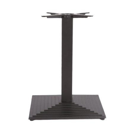 Mesa TIBER, negra, base de 72 cms y tapa de 110 x 70 cms. Color a elegir, Tableros 110x70 cms: WERZALIT SM, FORESTA OAK 541