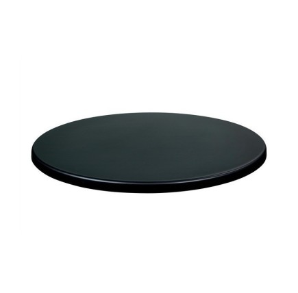 Mesa alta TIBER, negra, base de 110 cms y tapa de 80 cms. Color a elegir, Tableros de 80 cms: WER-UNIART, NEGRO 3190