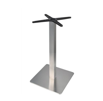 Mesa RHIN, acero inoxidable, base de 73 cms y tapa 60 cms. Color a elegir, Tableros de 60 cms: WERZALIT SM - HAYA 19