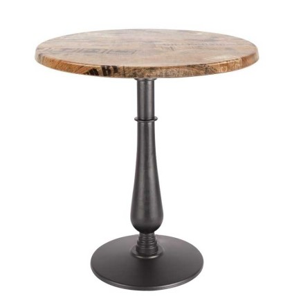 Mesa TÁMESIS, negra, base de 72 cms y tapa de 60 cms. Color a elegir, Tableros de 60 cms: WERZALIT SM - EX WORKS 122