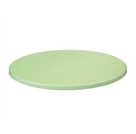 Tablero de mesa Topalit, VERDE 405, 70 cms de diámetro*.