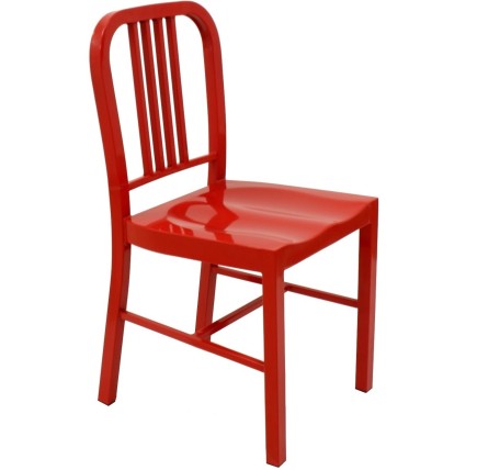 Silla NAO, acero, roja