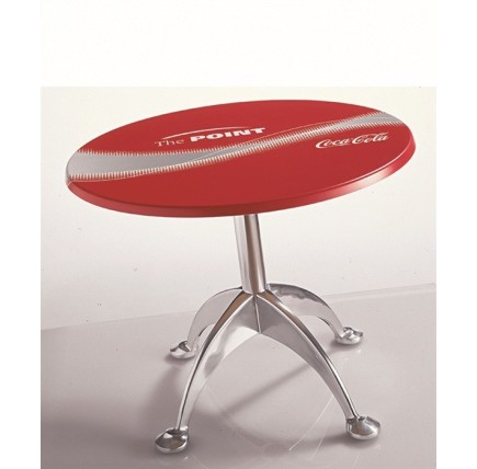 Tablero de mesa Werzalit - Ejemplo Logo Coca cola