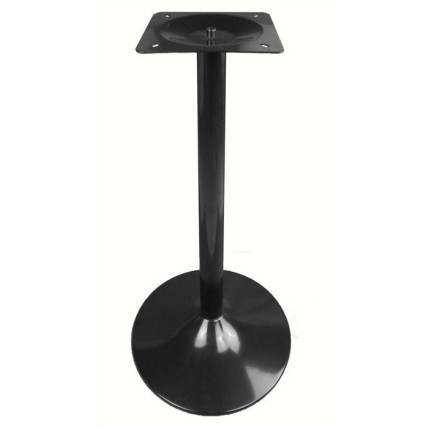 Base de mesa CRISS, alta, negra, base de 45 cms de diámetro, altura 110 cms
