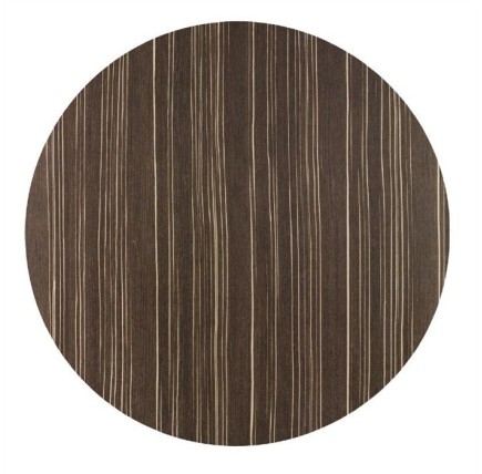 Tablero de mesa Werzalit Alemania, SAFARI BROWN 76, 70 cms de diámetro*.