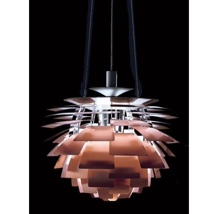 Lámpara ARTIC, aluminio, cobre, 48 cms. de diámetro