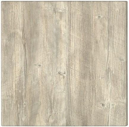 Tablero de mesa Werzalit-Sm, PONDEROSA BLANCO 178, 80 x 80 cms*