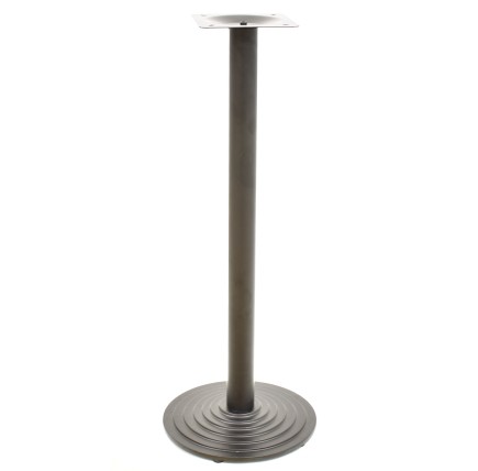 Base de mesa EBRO, alta, negra, 43 cms de diámetro, altura 110 cms