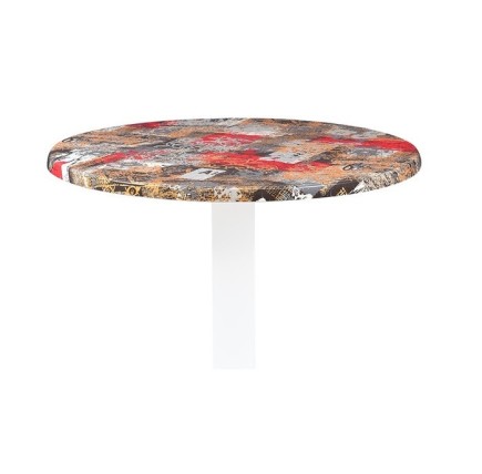 Tablero de mesa Werzalit Alemania, BABYLON 213, 60 cms de diámetro*.