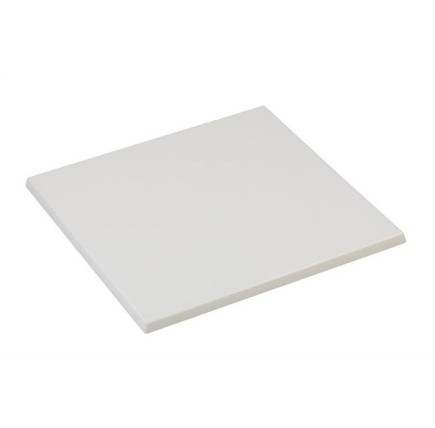 Tablero de mesa Werzalit-Sm, BLANCO 01, 80 x 80 cms*