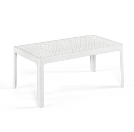 Mesa BILL, baja, polipropileno blanco, 90 x 50 cms