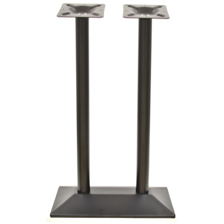 Base de mesa SOHO, alta, rectangular, negra, base de 70 x 40 cms, altura 110 cms