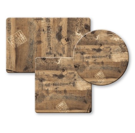 Tablero de mesa Werzalit-Sm, EX WORKS 122, 120 x 80 cms*