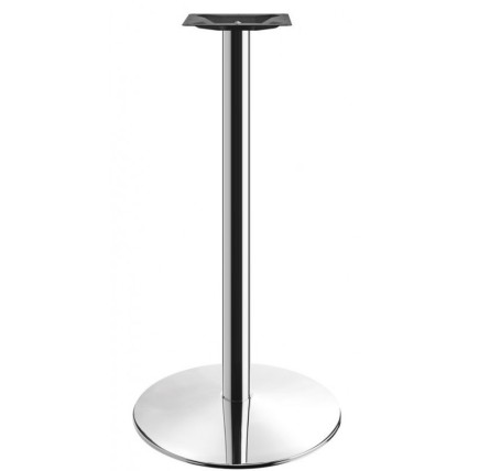 Mesa alta BENAMARA, acero inoxidable, base de 110 cms y tapa 70 cms. Color a elegir, Tableros de 70 cms: TOPALIT - FILO 132