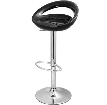 Taburete FLIT (M), cromado, abs negro