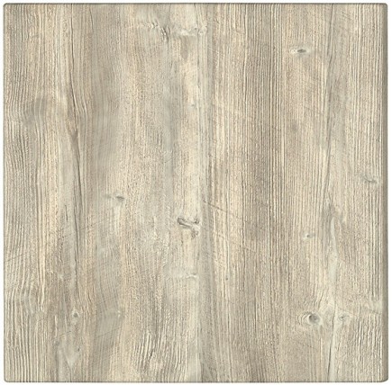 Tablero de mesa Werzalit-SM, PONDEROSA BLANCO 178, 70 x 70 cms*