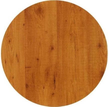 Tablero de mesa Werzalit-Sm, PINO 321, 60 cms de diámetro*.