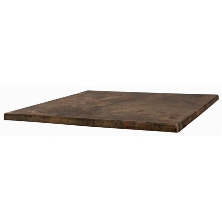 Tablero de mesa Werzalit SM, MARRÓN OXIDO 223, 60 x 60 cms*