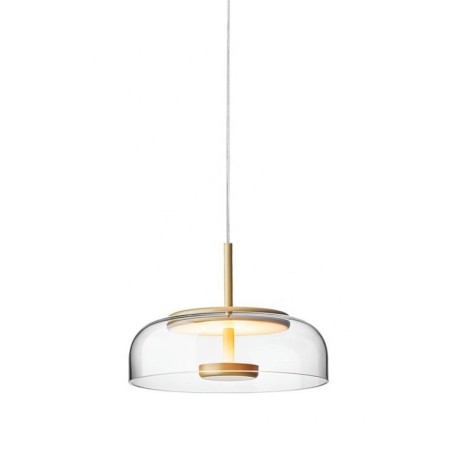 Lámpara ELECTRA, colgante, metal, cristal