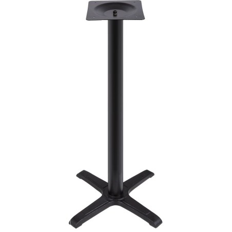 Base de mesa CARIBE, alta, negra, base de 56 x 56 cms, altura 110 cms
