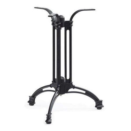 Base de mesa EIFFEL NEW, aluminio, 3 pies, negra, altura 70 cms