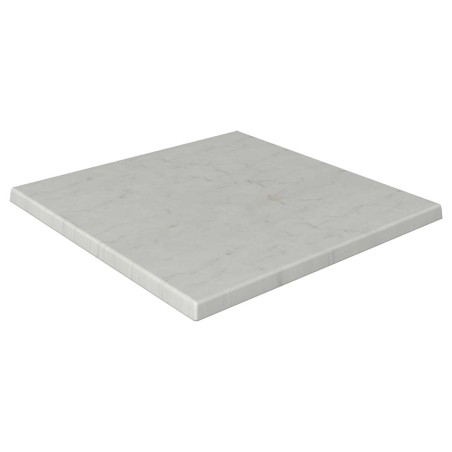 Tablero de mesa Werzalit-Sm, 70 MARMOR BIANCO, 60 x 60 cms*