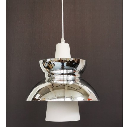 Lámpara JÚPITER, colgante, metal, plata