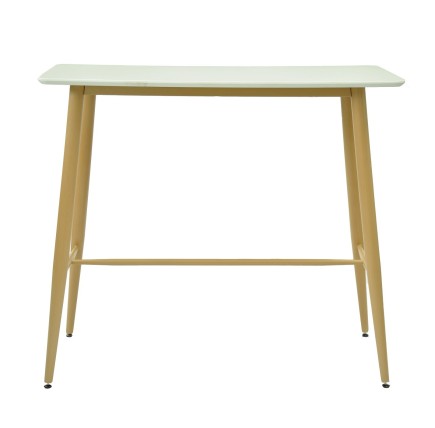Mesa GOBBI, alta, metal, blanca, 120 x 60 cms
