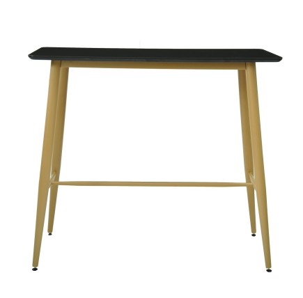 Mesa GOBBI, alta, metal, negra, 120 x 60 cms