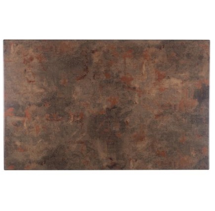 Tablero de mesa Werzalit-Sm, MARRÓN ÓXIDO 223, 110 x 70 cms