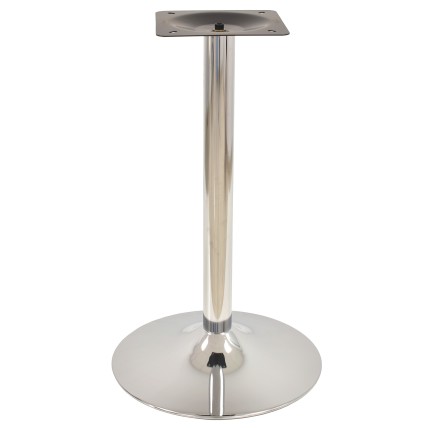 Base de mesa CRISS NEW, cromada, base 45 cms diámetro, altura 73 cms