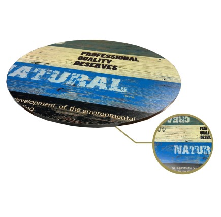 Tablero de mesa HD7348, vintage, 70 cms de diámetro