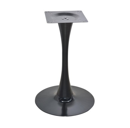 Base de mesa TULIP ( TO ), negra, base de 50 cms de diámetro, altura 70 cms