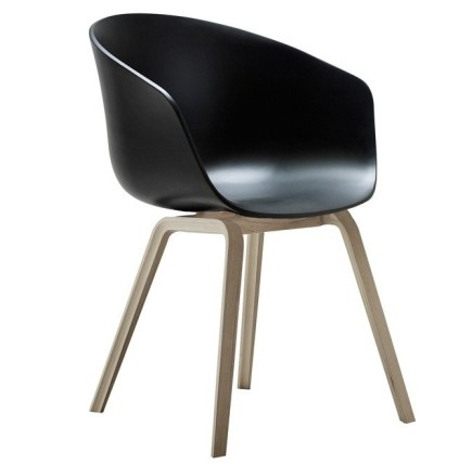 Sillón DANTE NEW (SU), metal, polipropileno negro