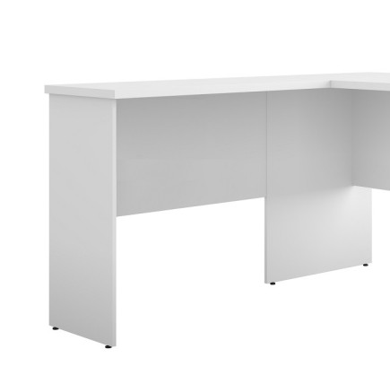 Mesa auxiliar ECO, bilaminado color platino, 90 x 40 cms