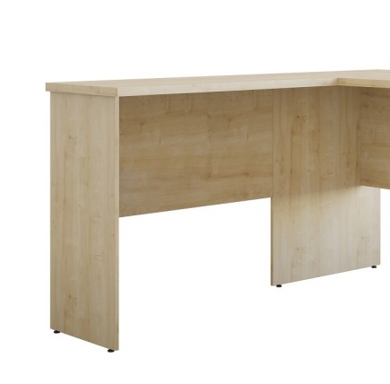 Mesa auxiliar ECO, bilaminado color natura, 90 x 40 cms