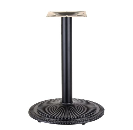 Base de mesa ARNO NEW, negra, 45 cms de diámetro, altura 72 cms