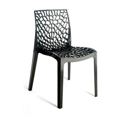 Silla CAPRICHO, polipropileno antracita*