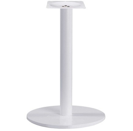 Base de mesa BOHEME, blanca, 43 cms de diámetro, altura 72 cms