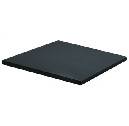 Tablero de mesa WER-UNIART, Negro 3190, 80x80 cms