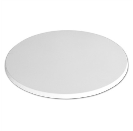 Tablero de mesa WER-UNIART, Blanco 3101, 107 cms de diámetro