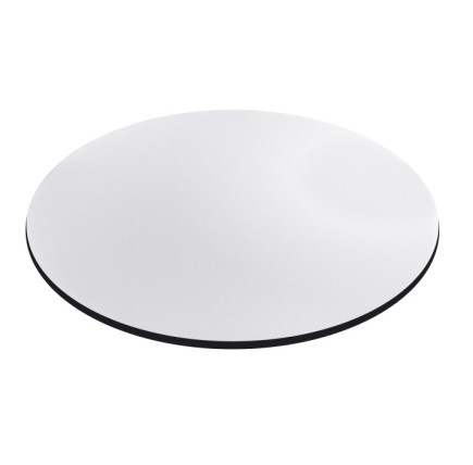 Tablero de mesa COMPACTO, 12 mm. de espesor, Blanco 3101, Tavilo, 69 cms de diámetro