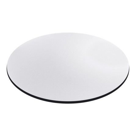 Tablero de mesa COMPACTO, 12 mm. de espesor, Blanco 3101, Tavilo, 69 cms de diámetro