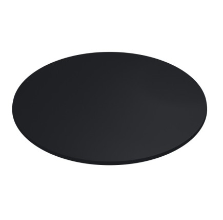 Tablero de mesa COMPACTO, 12 mm. de espesor, Negro 3190, Tavilo, 69 cms de diámetro