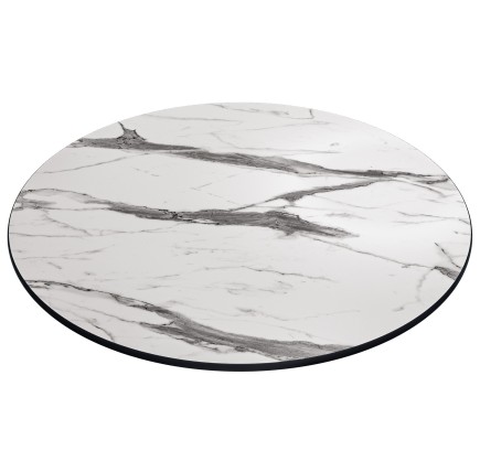 Tablero de mesa COMPACTO, 12 mm. de espesor, Mármol Ayfon 5657, Tavilo, 69 cms de diámetro