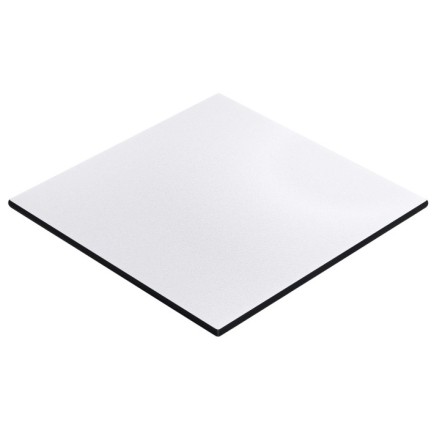 Tablero de mesa COMPACTO, 12 mm. de espesor, Blanco 3101, Tavilo, 69 x 69 cms